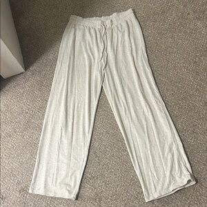 Wilfred Cream Wide-Leg Pants